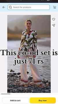 Co-ord set for just ₹71😱
If you didnt get link follow,comm