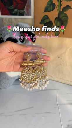 Comment “LINK” if you want these 👇
Jhumkas just make every
