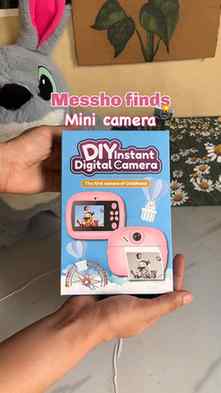 DIY instant digital camera
#minicamera #meesho #meeshofinds