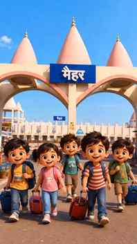 माँ शारदा देवी मंदिर मैहर 🛕 

जहाँ 1,063 सीढ़ियाँ सिर्फ पहा