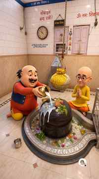 Motu Patlu at Jageshwar Nath Temple, Bandakpur 🛕 where devo