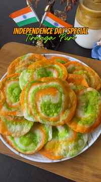 🇮🇳 10-Minute Tiranga Puris for Independence Day! ✨

Lookin
