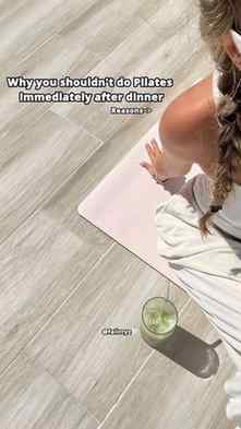 ✅ Best Time to Do Pilates After Dinner
Wait at least 1.5 to