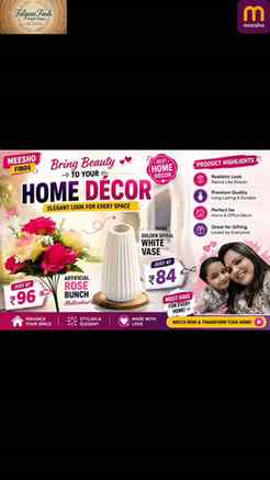 🌸 सिर्फ ₹180 में अपने घर का लुक बदलें! 😍

Beautiful Artifi