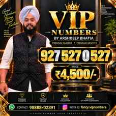 *Premium VIP & Fancy Mobile
Numbers by Arshdeep Bhatia*
- Fi