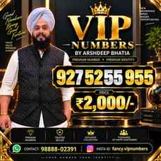 *Premium VIP & Fancy Mobile
Numbers by Arshdeep Bhatia*
- Fi