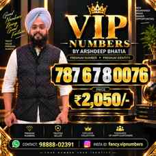 Premium VIP & Fancy Mobile Numbers by Arshdeep Bhatia
- Find