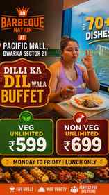Dilli Ka Dilwala Buffet — Weekday Lunch @ Just ₹599!
Make y