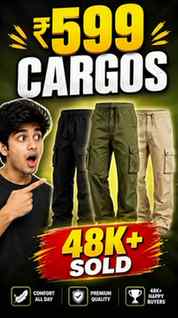 Best cargo under -₹600🔥
Comment "Link" To Get
Looking for t