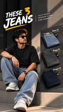 Comment "LINK "🔥
👖 Boys, wardrobe mein ye 3 jeans honi cha