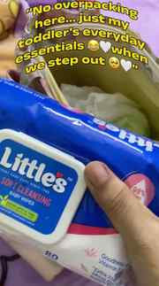 What’s one thing you never leave home without for your toddl