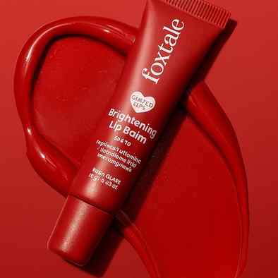 Foxtale SPF 30 Brightening Lip Balm for Dark Lips with Pepti