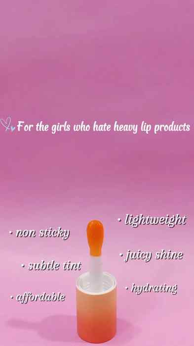 For the girls who hate heavy lip products 😭🎀

This one giv