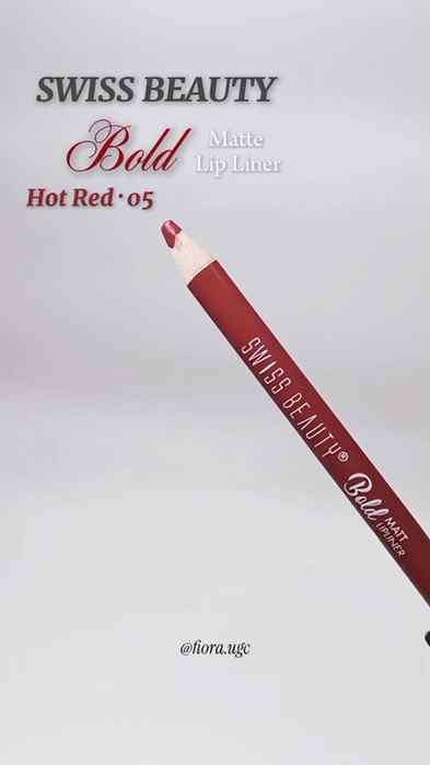 A bold red lip starts with the right liner.. ❤️🔥
This Swi