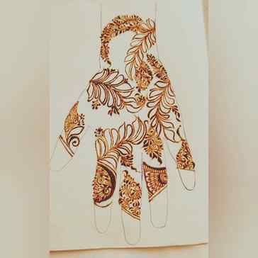 Bold Leafy Arabic Mehendi🌷🌿
Minimal Arabic Leaf Trail Desi