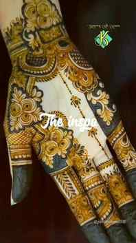 Intricate mehendi design ✨
. Warangal 📍 
.dm for orders 📥 