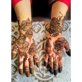 Floral arabic mehendi design 🌿✨
. Warangal 📍 
. DM for ord