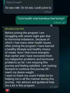 Another amazing review from one of my client..
#fatlossnotw