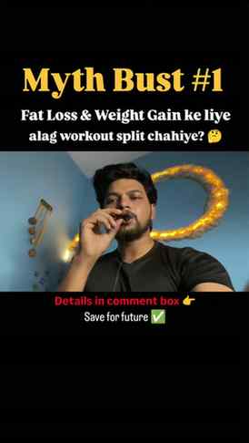 fat loss ke liye 6-day split aisa rakh sakte ho jisme big mu