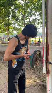 Outdoor workout 💪 | Arm & Forearm Workout | Natural Muscle 