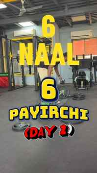 Back and Biceps workout! 🏋️ 
Save it for later✅
.
.
6 Naal 