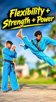Flexibility + Strength + Power 🔥 #martialarts #flfmartialar