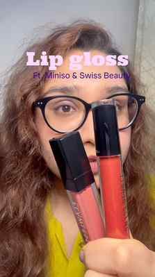 Sharing 2 lip glosses which I love currently!
Which shade ar