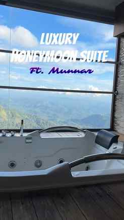 Checked into luxury in Munnar, Kerala ✨
A private jacuzzi wi