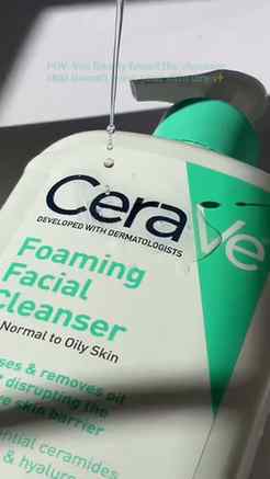 Oily skin? Say less. 🛑
@cerave Foaming Facial Cleanser deep