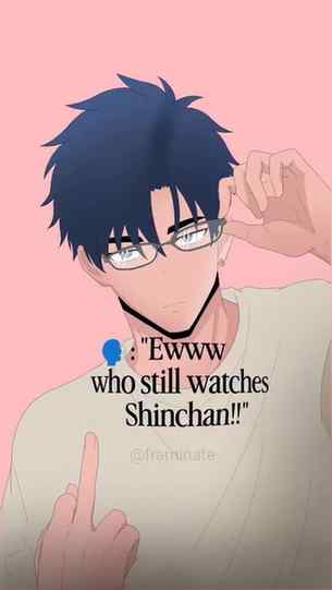 I still watch shinchan while eating ✌🏻😋
#relatable #anima