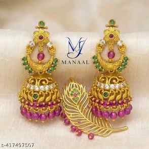 Catalog Name:*Classic Earrings & Studs*
Base Metal: Brass
Pl