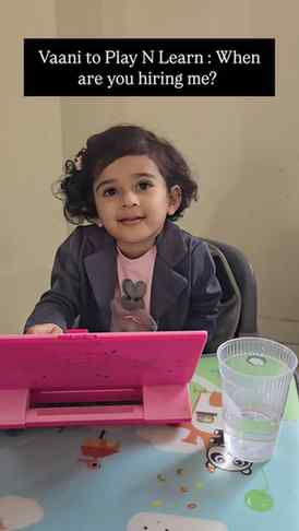 Big ideas can come in small packages. 💡

Meet Vaani, a litt