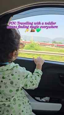 She found a train and our whole drive changed 🚆💚
Lonavala 