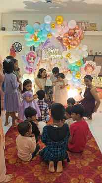 Our home turned into a little fairytale for Princess Vaani's