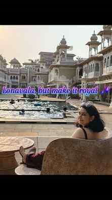 Palace vibes, pool time, one very happy princess 👑✨ Mumbai/