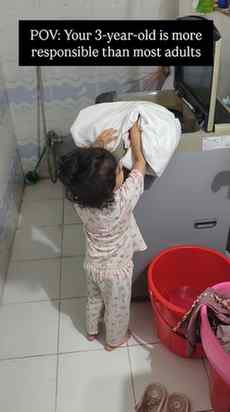 POV: The laundry department has a new manager... and she's n