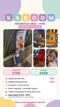 Looking for the best indoor play area in Pune? 🚀✨

Kaboom i