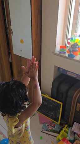 Tiny hands, big devotion ❤️🙏

“Ganpati Bappa Morya” and “Ja