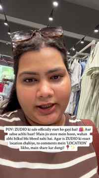 🚨 ZUDIO SALE IS LIVE! 🛍️✨

Sabse achhi baat? Main jis ZUDI