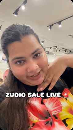 Kamla Nagar Zudio sale is officially packed! 😭🛍️ Agar aaj 