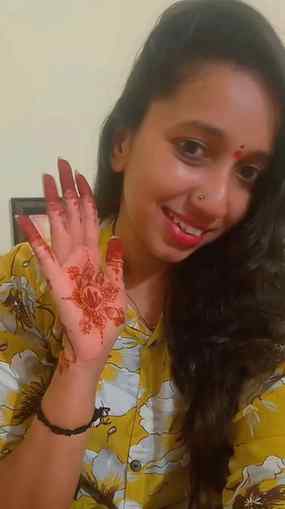 ❌Not Professional Mehandi Artist 💁‍♀️ but tried it well 😍�