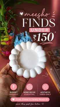 ✨ Meesho Finds Under ₹150! ✨

Found this cute aesthetic bubb