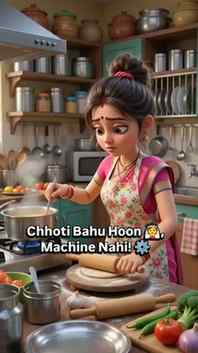 Chhoti bahu samajh ke kaam bhi chhota hi dena tha na… 😭😂 Y