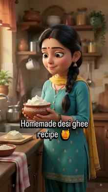 मलाई से बना ये घर का शुद्ध देसी घी ❤️🧈
स्वाद भी देसी, खुशबू