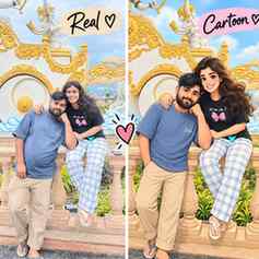 Real से Cartoon तक… हम वही ❤️
ये girls T-shirt चाहिए? 😍🖤