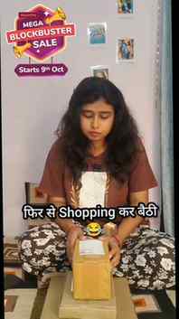 बस एक चीज़ लेने गई थी… 3 orders आ गए 😂📦
अब 9th October की 