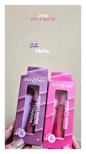 @dotandkey.skincare Melties said “your lips deserve PR too” 