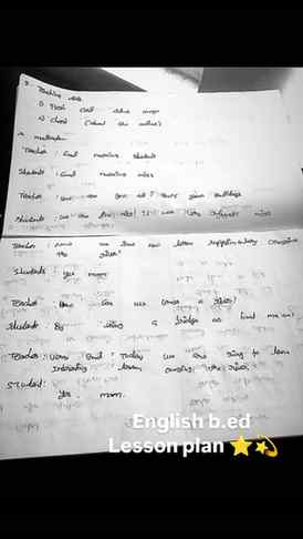 📚 B.Ed English – Lesson Plan ✍️
A well-structured lesson p