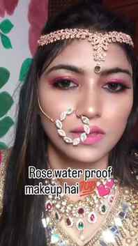 Rose water proof makeup💯💗
#trendingreels #viralvideos #mak