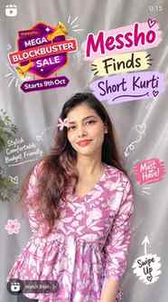 Cute kurti, cute price & the Meesho Mega Blockbuster Sale? �